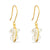 1st Wedding Anniversary Gold Crystal Parcel Earrings | Lily Gardner