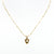 1st Wedding Anniversary Gold Acorn Pendant on Chain Necklace | Lily Gardner