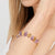 Raw Amethyst and Gold Bracelet  as worn| Lily Gardner