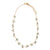 1st Wedding Anniversary Short Gemstone Cluster Gold Necklace | Lily Gardner