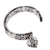 13th Wedding Anniversary Lace Bangle with Charm