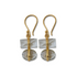 4th Wedding Anniversary Blue Amethyst Parcel Earrings