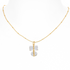 4th Wedding Anniversary Blue Amethyst Parcel Necklace