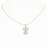 18th Wedding Anniversary Aquamarine Parcel Necklace