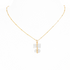 14th Wedding Anniversary Crystal Parcel Necklace