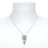 13th Wedding Anniversary Medium Wild Lace Heart On Chain