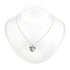 13th Wedding Anniversary Small Lace Heart on Chain