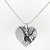 Medium Lace Heart on Chain for 8th Wedding Anniversary | Lily Gardner