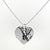 Medium Lace Heart on Chain for 13th Wedding Anniversary | Lily Gardner