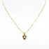 14th Wedding Anniversary Gold Acorn Pendant on Chain Necklace