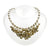 Crystal Pearl Filigree Capped Necklace | Lily Gardner
