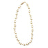 June Birthstone Crystal Pearl & Filigree Short Necklace