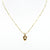1st Wedding Anniversary Gold Acorn Pendant on Chain Necklace | Lily Gardner
