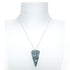 8th Wedding Anniversary Small Wild Lace Heart On Chain