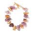 8th Wedding Anniversary Tourmaline & Gold Stone Bracelet