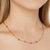Diamond Slice Gold Necklace  As Worn| Lily Gardner