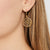 Gold Cutwork Earrings | Lily Gardner