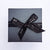 8th wedding anniversary gift box with ribbon in black | Lily Gardner London