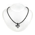 Medium Lace Heart On Beaded Necklace