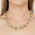 Raw Aquamarine and Gold Necklace As Worn| Lily Gardner
