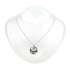 Small Round Lace Pendant on Chain
