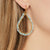 Soft Blue Stone Teardrop Earrings | Lily Gardner