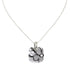 Small Square Lace Pendant on Chain