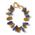 September Birthstone Lapis Lazuli & Gold Stone Bracelet | Lily Gardner