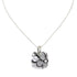 Square Lace Pendant on Chain - Medium