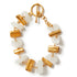 10th Wedding Anniversary Crystal Quartz & Gold Bracelet