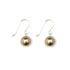 15th Wedding Crystal Anniversary Pearl Earrings