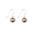 June Birthstone Crystal Pearl Drop Earrings