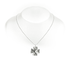 13th Wedding Anniversary Small Lace Cross Pendant on Chain