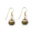 June Birthstone Filigree Crystal Pearl Earrings Bronze | Lily Gardner
