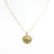 1st Wedding Anniversary Gold Vintage Farthing on Necklace | Lily Gardner