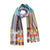 Wallace Sewell Blue Multi-Stripe Pure Silk Scarf | Lily Gardner
