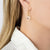 15th Wedding Anniversary Crystal Sapphire Earrings on Ear wires | Lily Gardner London